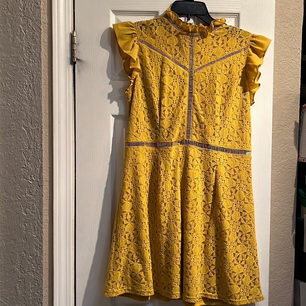 Yellow Lace Dress